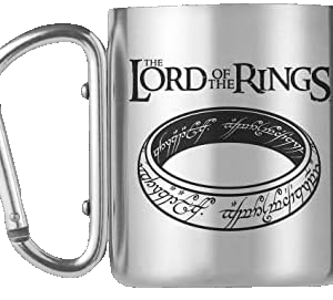 Lord of the Rings camping mok met karabijn haak in de Tolkien Winkel