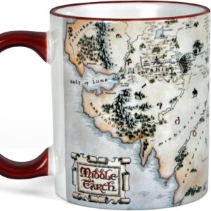 LOTR mok met Middle-Earth kaat opdruk